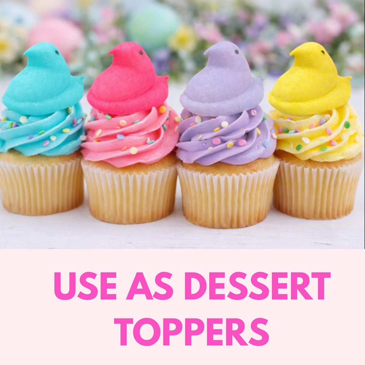 Sweetzo Peeps Easter display idea with colorful candy assortment