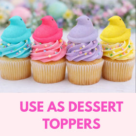 Sweetzo Peeps Easter display idea with colorful candy assortment
