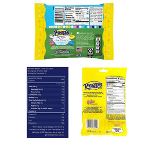 Sweetzo Peeps assortment lollipop rings for colorful spring treats
