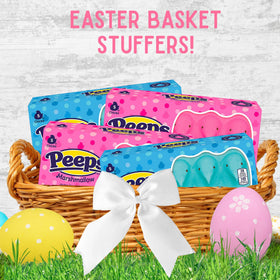 Sweetzo Pink and Blue Peeps Chicks decorated cakes and desserts