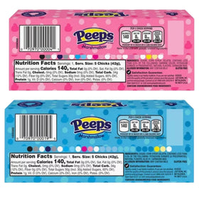 Sweetzo Peeps Chicks pack close-up highlights pastel colors for festive display