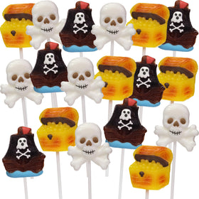 Sweetzo pirate lollipops ideal for party bags and favors