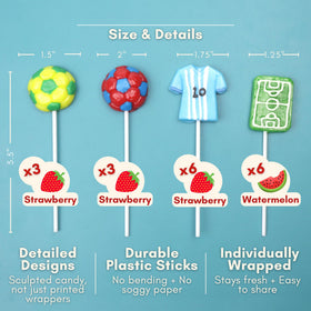Sweetzo strawberry flavor lollipops from Sweetzo for fruity kid-friendly treats.