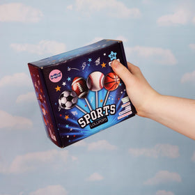 Sweetzo Sports Candy Lollipops baseball design for casual gatherings and game nights.