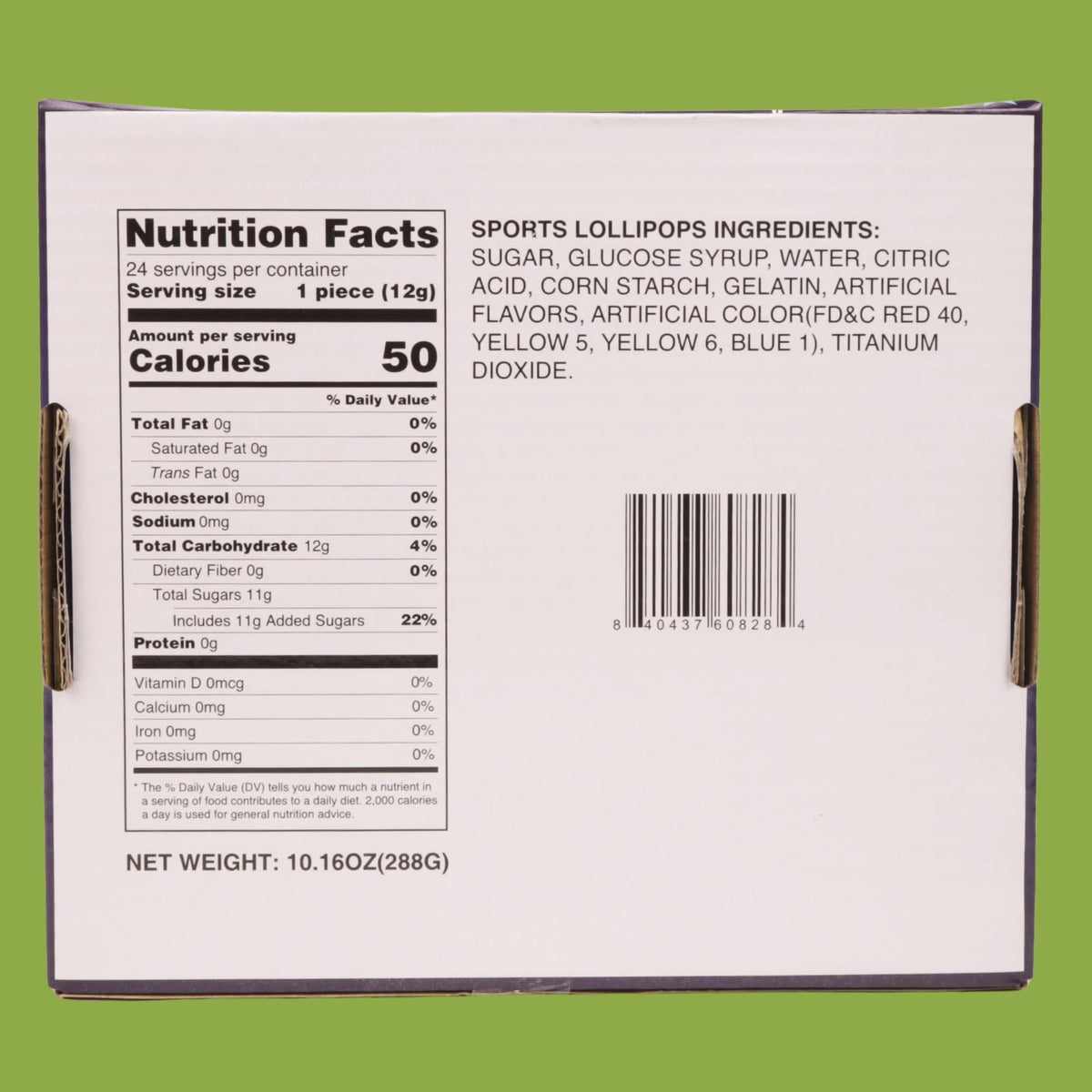 Assorted flavors highlight the mix of fruity options in the Sweetzo lollipops.