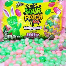 Sweetzo Watermelon Sour Patch Jelly Beans ideal for Easter eggs and party favors.