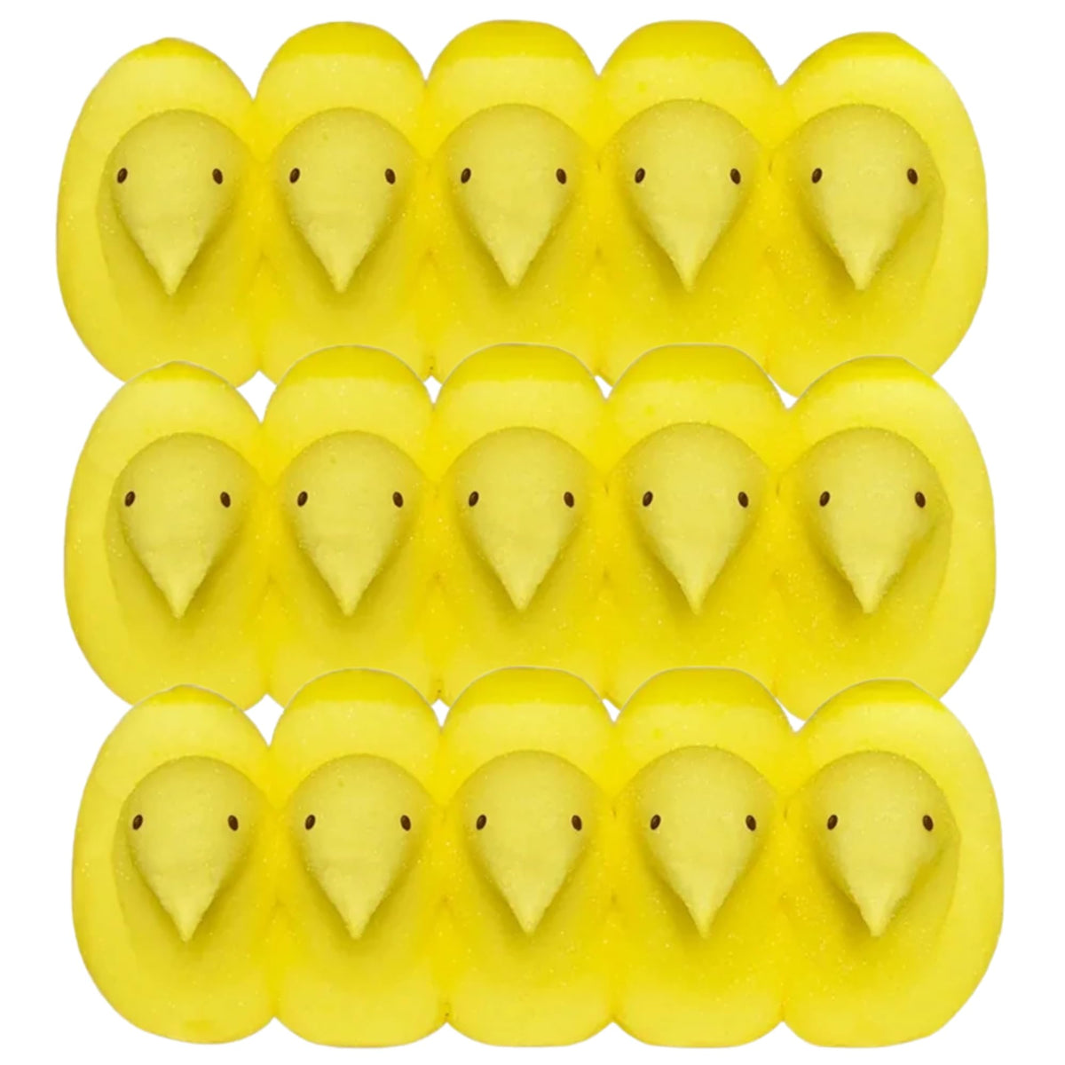 Sweetzo Yellow Peeps chicks bright yellow color for decorations