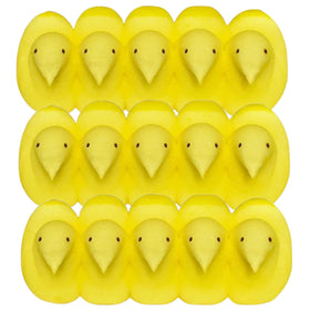 Sweetzo Yellow Peeps chicks bright yellow color for decorations