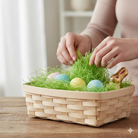 Swirlee Pop edible grass strands ideal for party favors and spring décor.