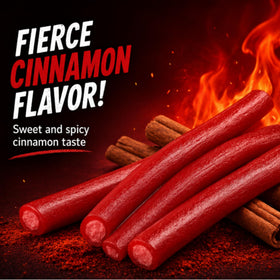 Swirlee Pop Hot Tamale Ropes 3oz bag ready for sharing at parties.