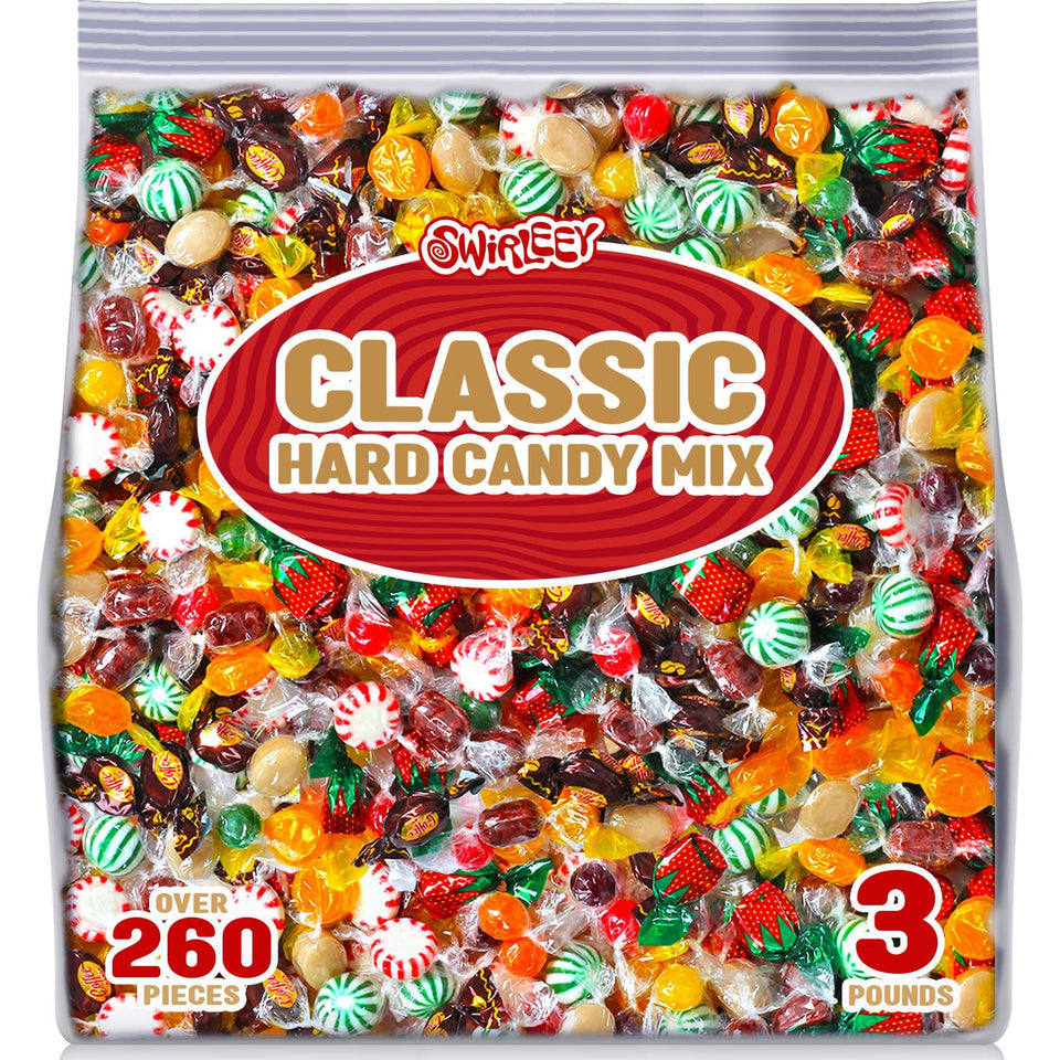 Swirleey hard candy assortment root beer barrels – nostalgic flavor with crisp crunch