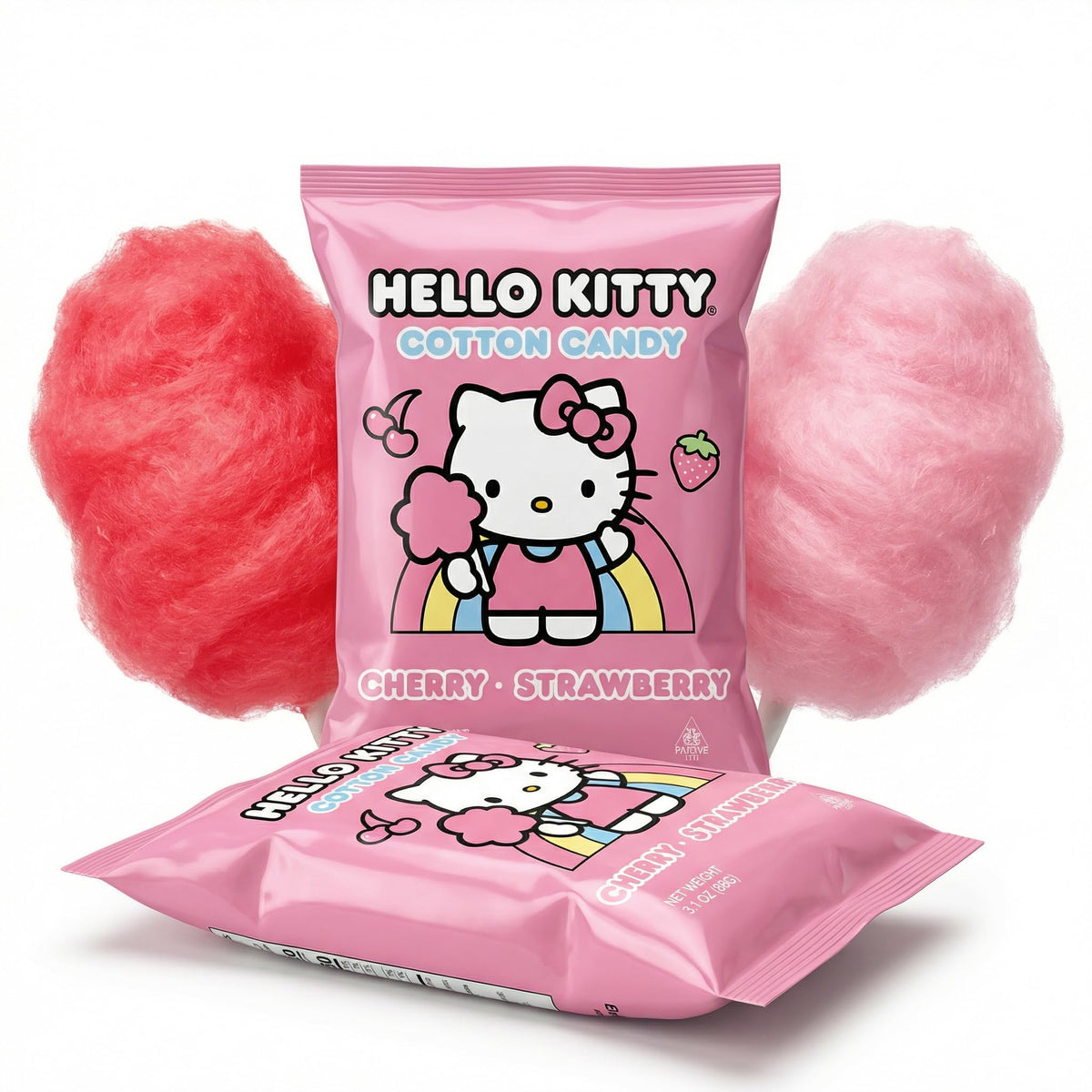 SWIRLZ COTTON CANDY Hello Kitty two-pack features fluffy texture perfect for sharing.