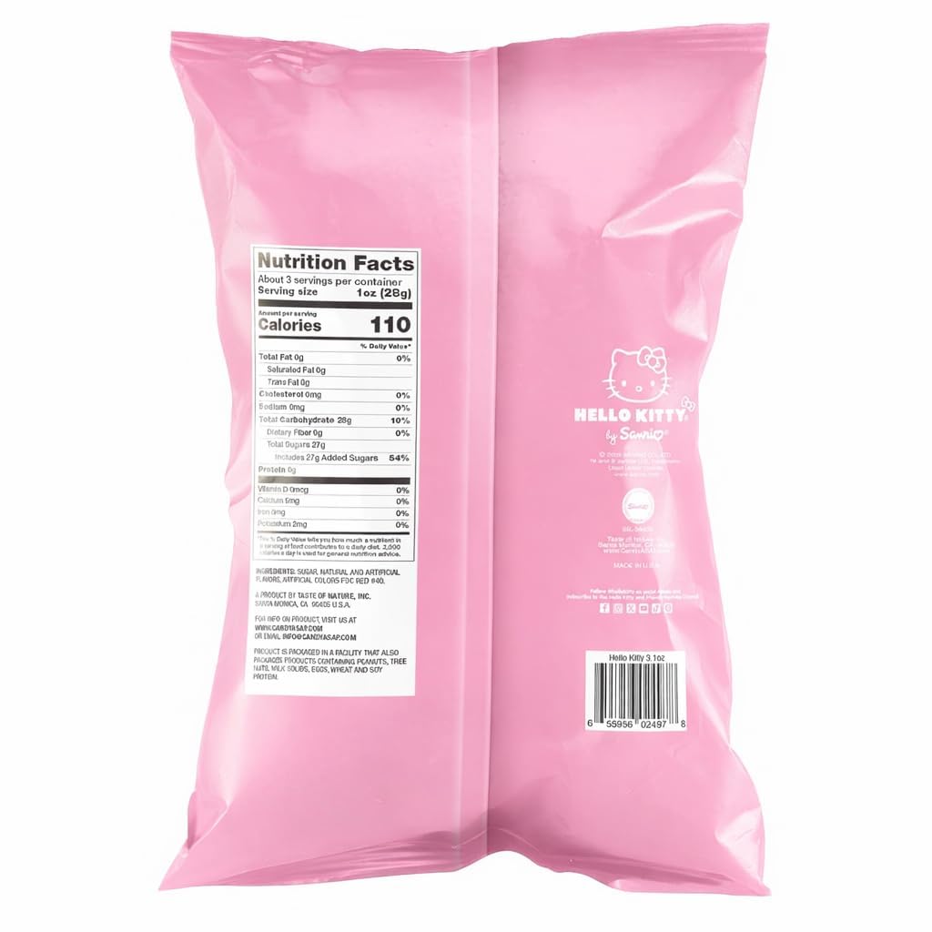 SWIRLZ COTTON CANDY Hello Kitty snack for sharing joy.