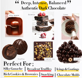 Professional kitchen setup using Swisense couverture for desserts.