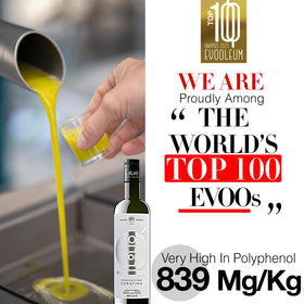 Swisense EVOO pour spout close-up, ideal for drizzling over pasta.