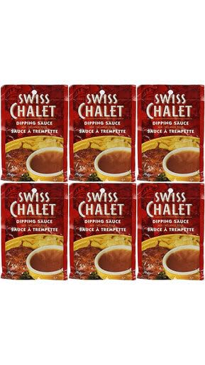 Close-up of Swiss Chalet 36g pack label, savory aroma hints.