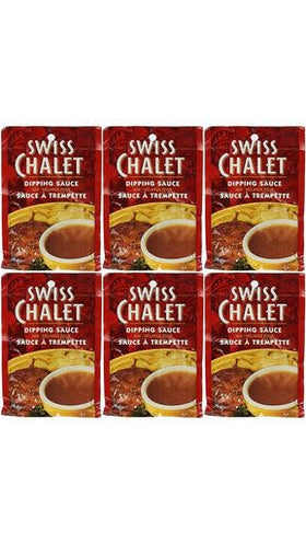 Close-up of Swiss Chalet 36g pack label, savory aroma hints.