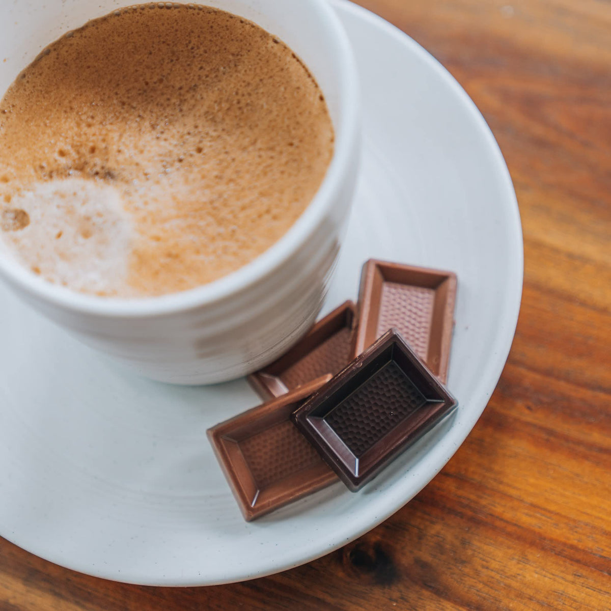 Swiss Delice melt-in-mouth milk chocolate for a luxurious tasting.