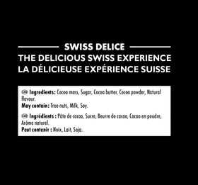 Swiss Delice seven-piece 39g serving for quick indulgence.
