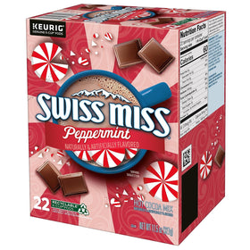 Box of 22 Swiss Miss pods for convenient at-home cocoa.