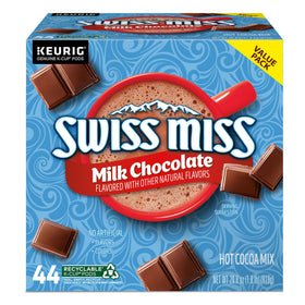 44-count box of Swiss Miss Milk Chocolate Hot Cocoa.