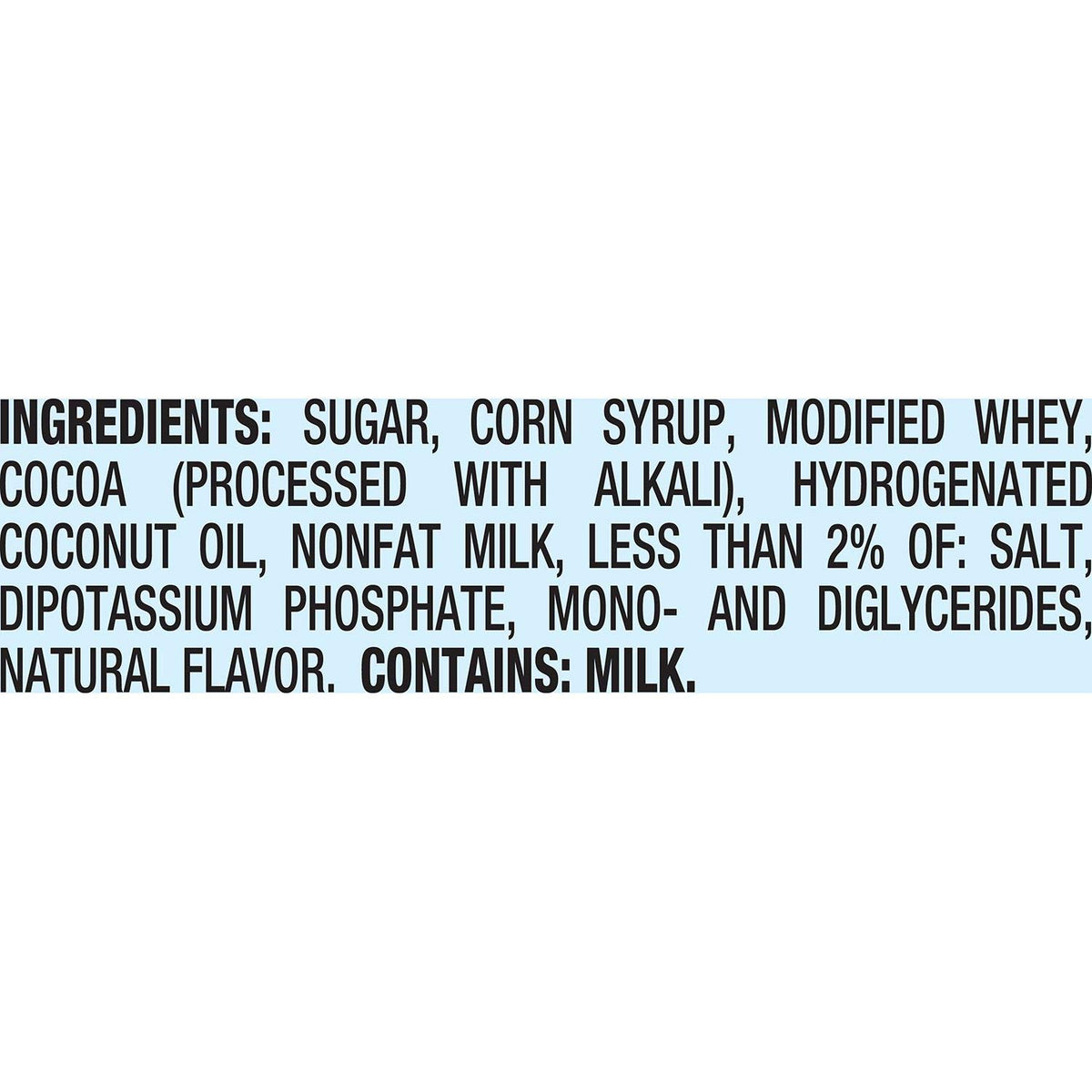 Close-up of Swiss Miss cocoa powder highlights premium ingredients for comforting drinks.