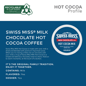 Creamy Swiss Miss cocoa close-up inviting warm flavor