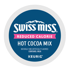 Swiss Miss hot cocoa steaming cup perfect for cozy breaks