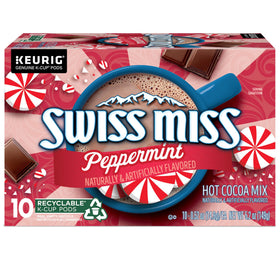 Swiss Miss Peppermint Hot Cocoa made in the USA with Wisconsin dairy partners