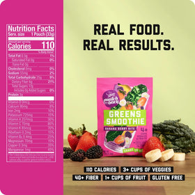Switchback real fruits and veggies no-fillers for clean-label nutrition
