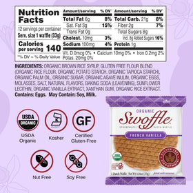 Cross-section of caramel-filled Stroopwafel shows gooey center