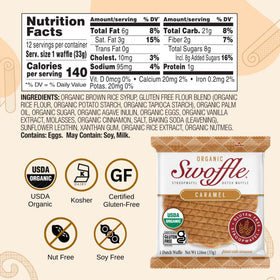 Swoffle French vanilla stroopwafel, light and aromatic snack