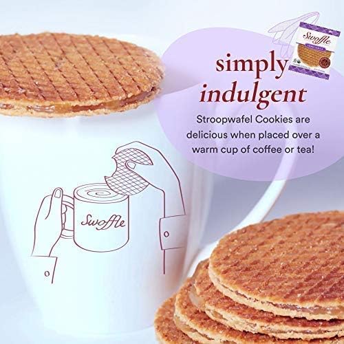 Individually wrapped Swoffle stroopwafels preserve freshness