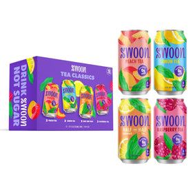 Swoon Lemon Tea can showcases bright citrus flavor and a sugar-free profile for on-the-go refreshment