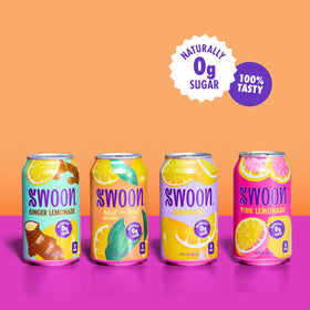 Swoon Lemonade Fresh Lemons scene conveys natural citrus quality.