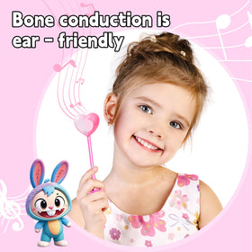 Swoot pink heart-shaped lollipop with whistle toy for celebrations.