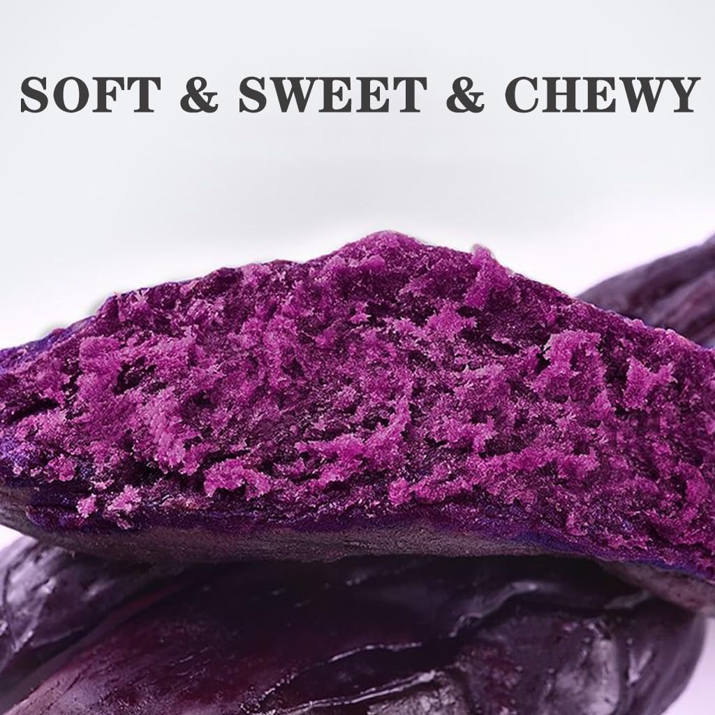 SXET dried purple potatoes serving idea with bites ready to eat.