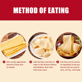 SXET dried tofu skin hot-pot-ready sheets for vegetarian meals