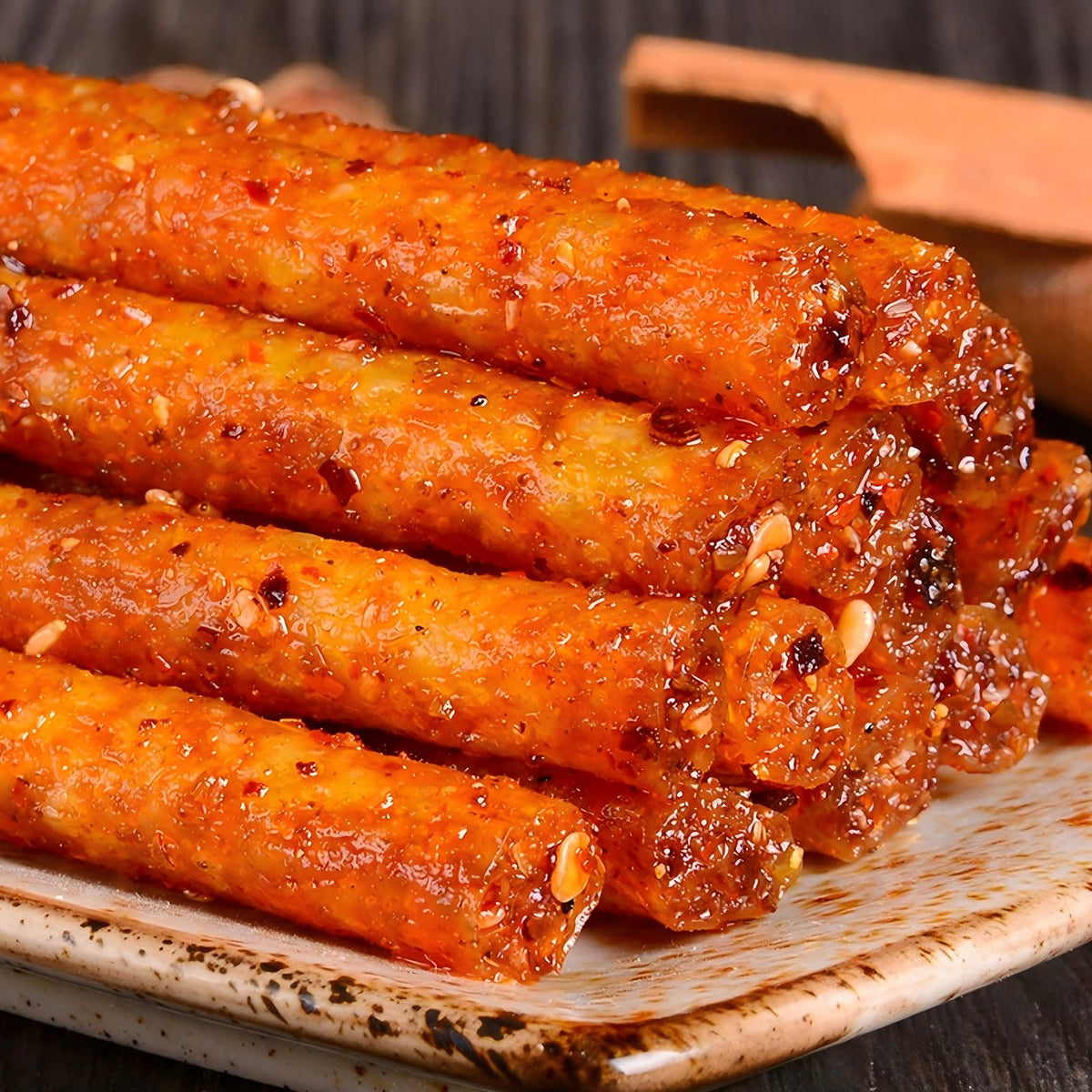 SXETBEAN Latiao spicy strips ideal for family gatherings and snacking.