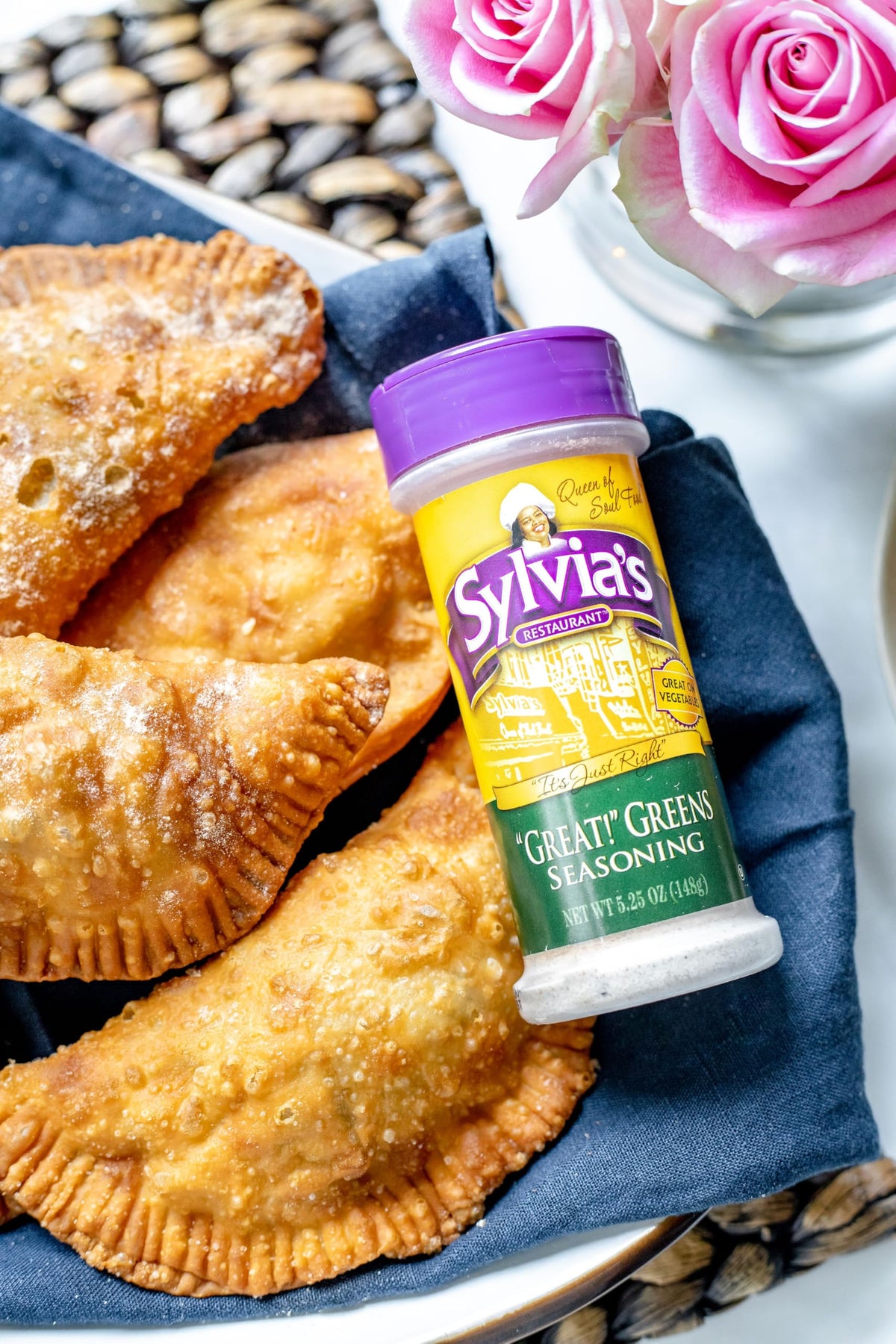 Pack of 2 Sylvia's Greens Seasoning for versatile home cooking across vegetables