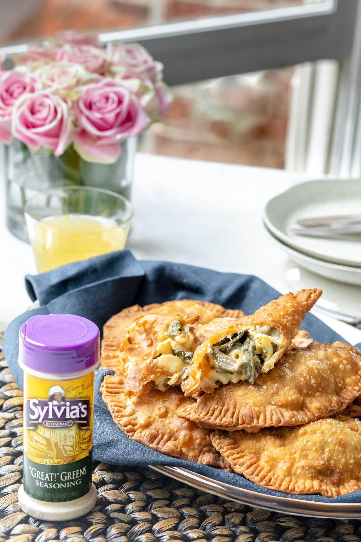 Sprinkle Sylvia's Greens Seasoning on collards for enhanced aroma and depth of flavor