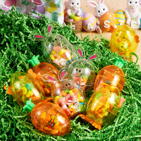 SYNCFUN Easter basket filler display shows ready-to-gift eggs