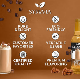 SYRUVIA cane sugar ingredient close-up highlights natural sweetness.