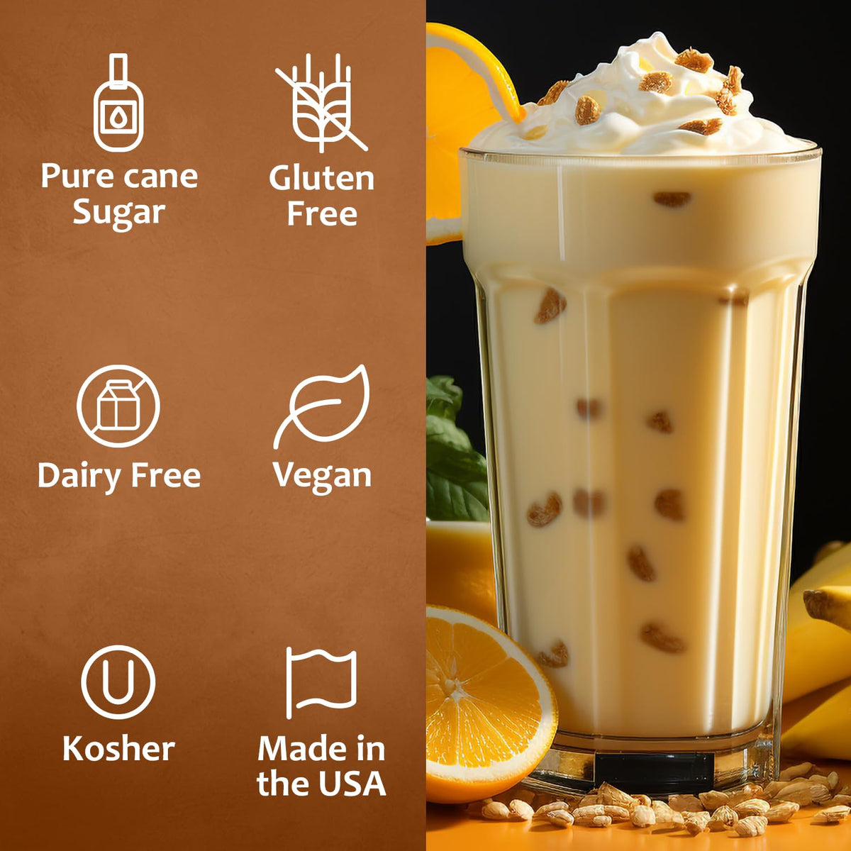 syruvia coffee flavor syrup pump ideal for lattes and cappuccinos
