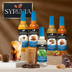 SYRUVIA Kosher Certification Label confirms quality for the bottle