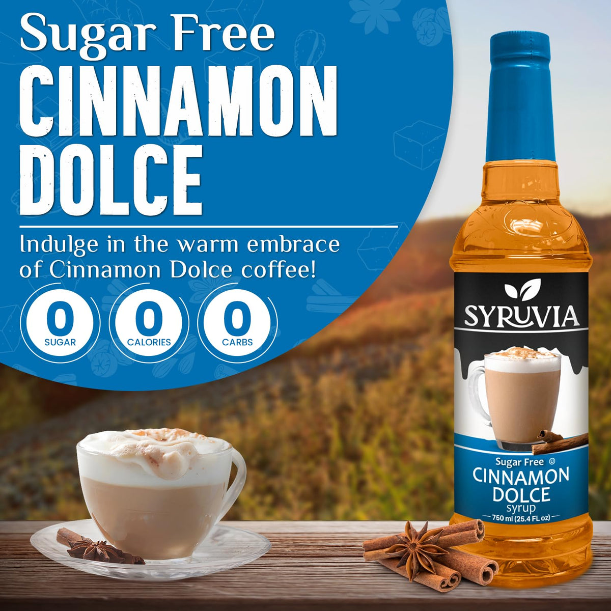 SYRUVIA Kosher-certified ingredients label signaling quality for coffee flavors