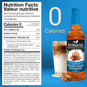 SYRUVIA made-in-USA ingredients ensure fresh, clean flavor for daily drinks.