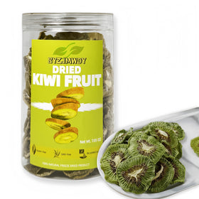 SYZJMWDY kiwi slices in a resealable jar with soft texture.