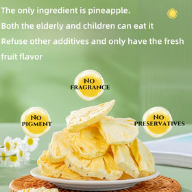 Pineapple Crisps topping yogurt for color and crunch with SYZJMWDY.