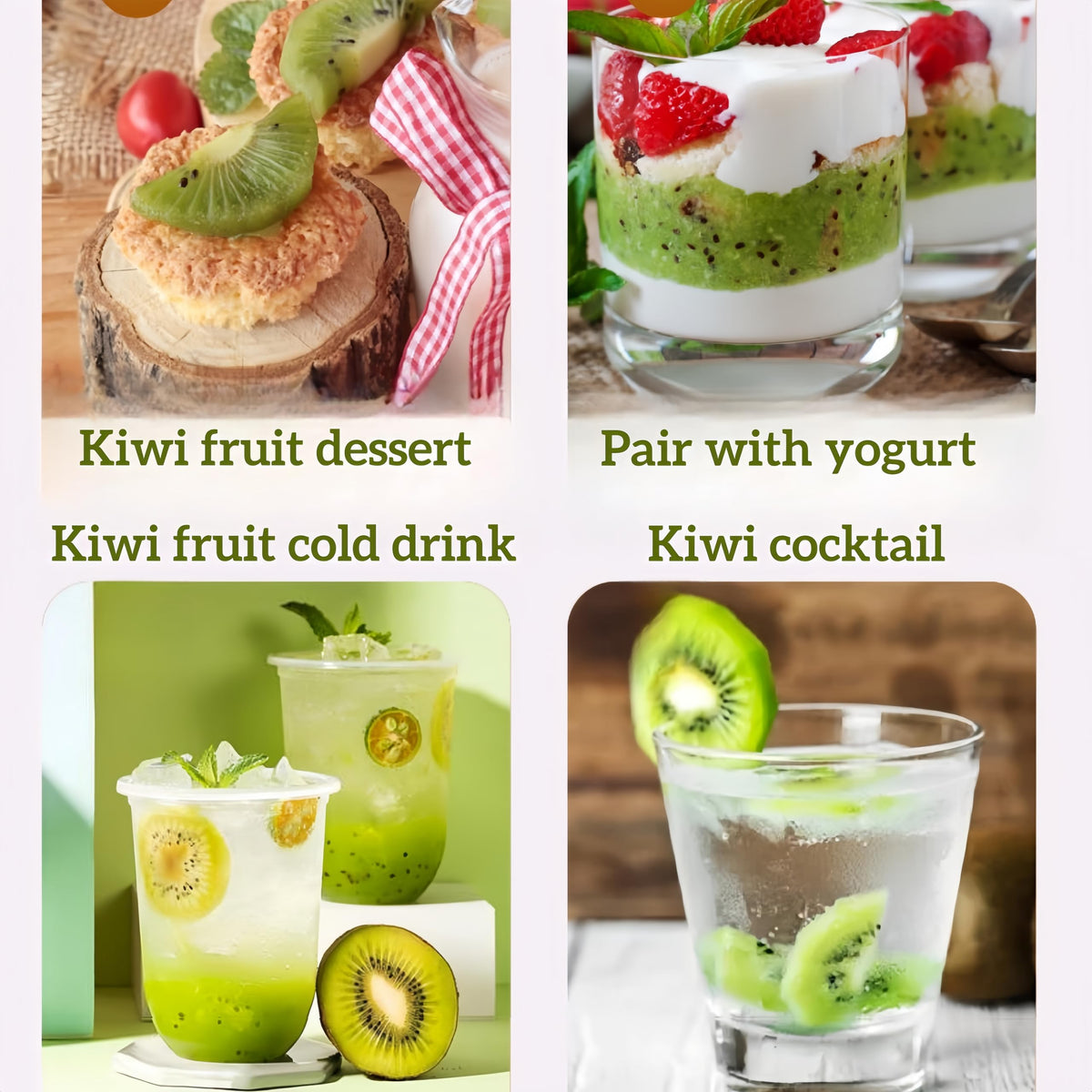 SYZJMWDY kiwi slices perfect for granola or breakfast bowls.